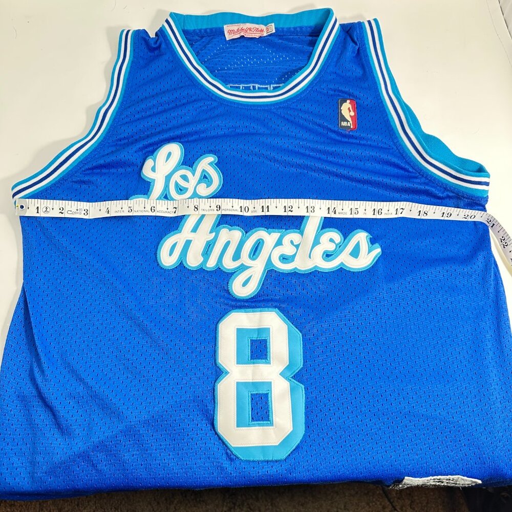 Kobe Bryant Los Angeles Lakers 50th Ann. Mitchell Ness Throwback Jersey - Picture 5 of 7